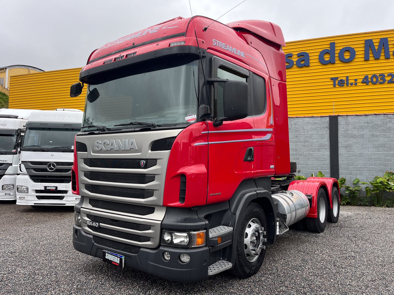 Scania R440 6x2 2013 Vermelha — foto 1 de 12